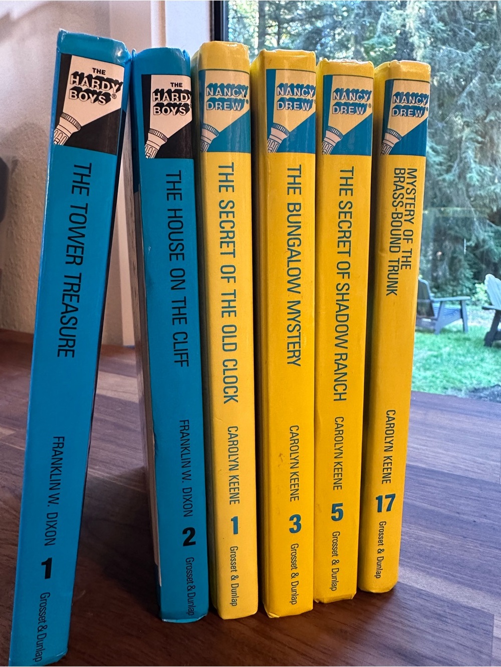 Vintage Nancy Drew & Hardy Boys Hardcover Books Lot of 6 Classic Mysteries